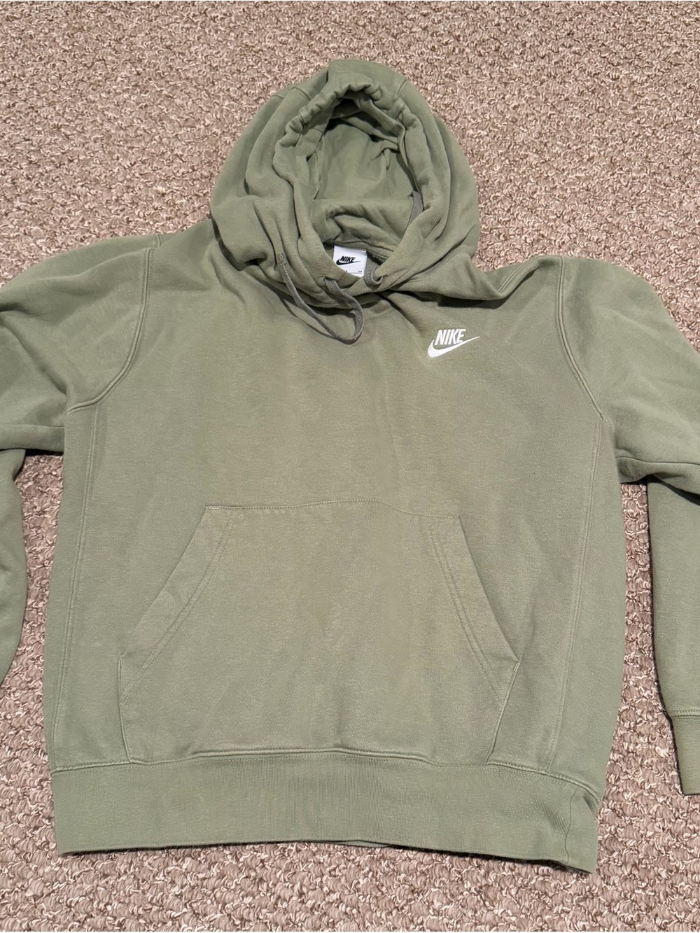 Nike Women’s Olive Green Pullover Hoodie
